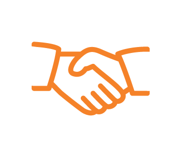 Trusteeship elia logo. Handshake img